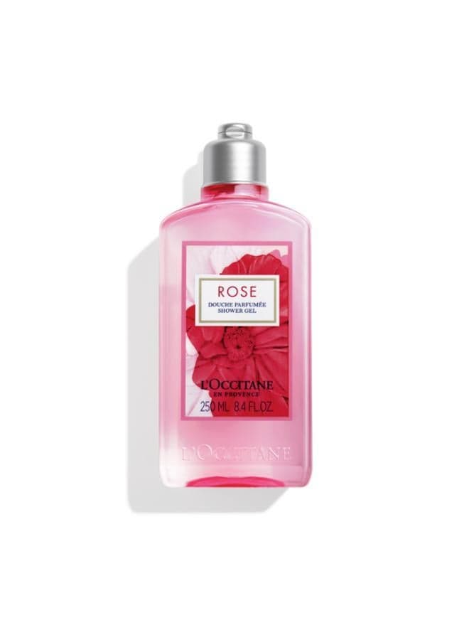 L'Occitane Enchanting Rose Aroma Shower Gel 250ml - Image 1