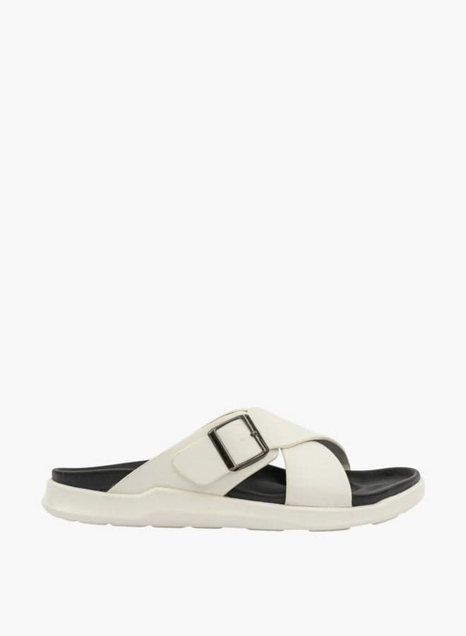 Gs R602 Elegant Cross-Strap Men's Slip-On Sandals - Image 1