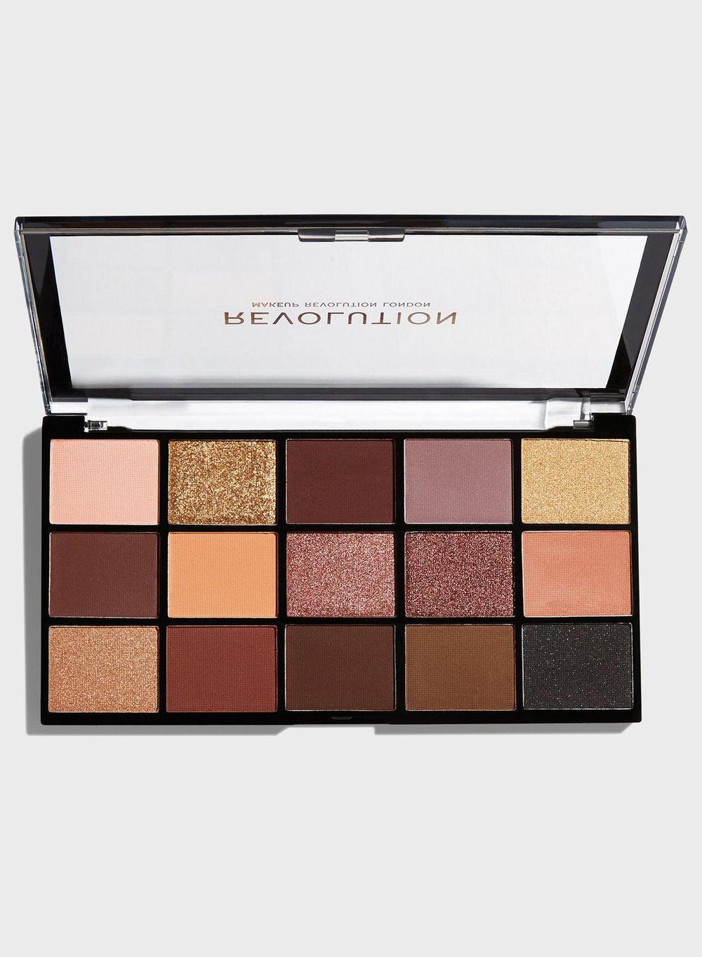 Velvet Rose Re-Loaded Eyeshadow Palette - 15 Rich Shades - Image 1