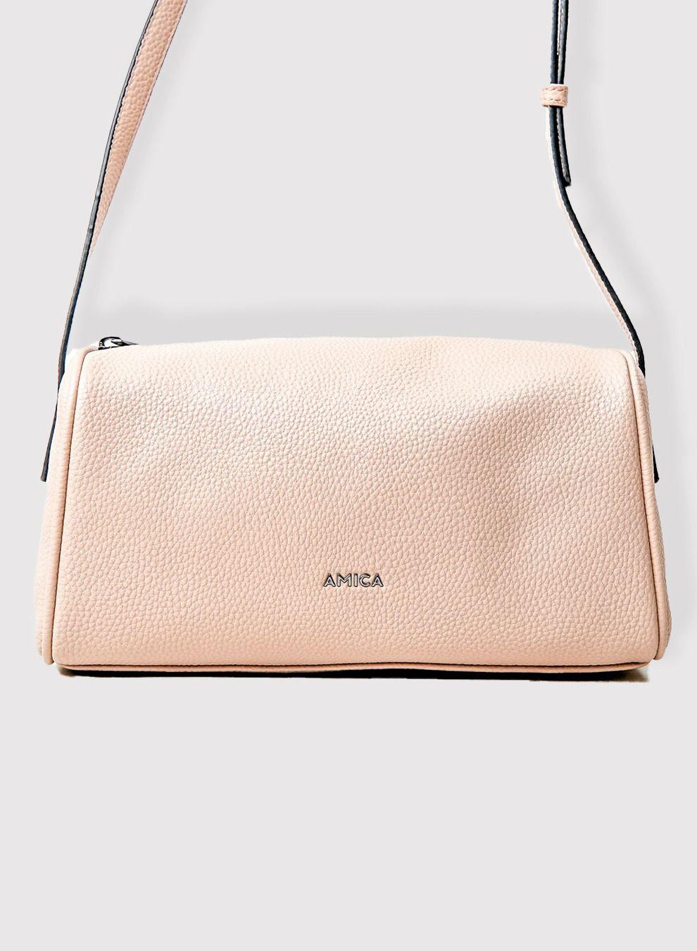 AMICA Veronica Mushroom Barrel Crossbody - Chic Elegance - Image 1