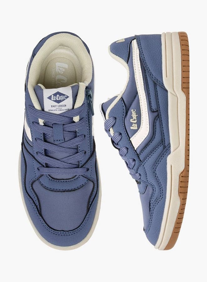 Boys' Navy 25K8012 Panelled Sneakers for Everyday Adventure - Image 1