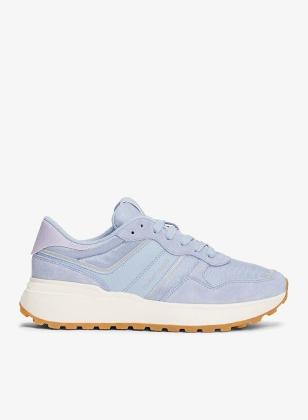 En0En02788Dbs Elegant Blue Cleated Runner Sneakers - Image 1