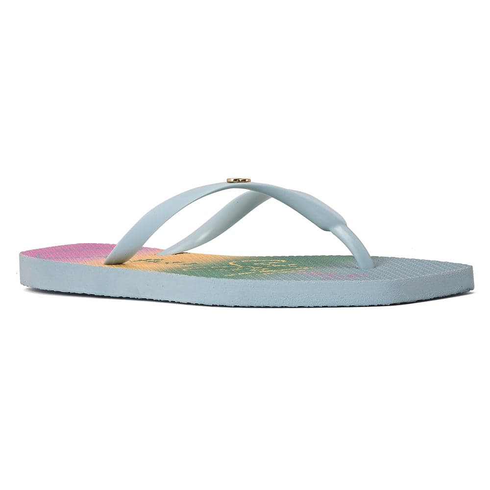 Baby Blue Gradient Flip-Flops - Elegance for Your Every Step - Image 1