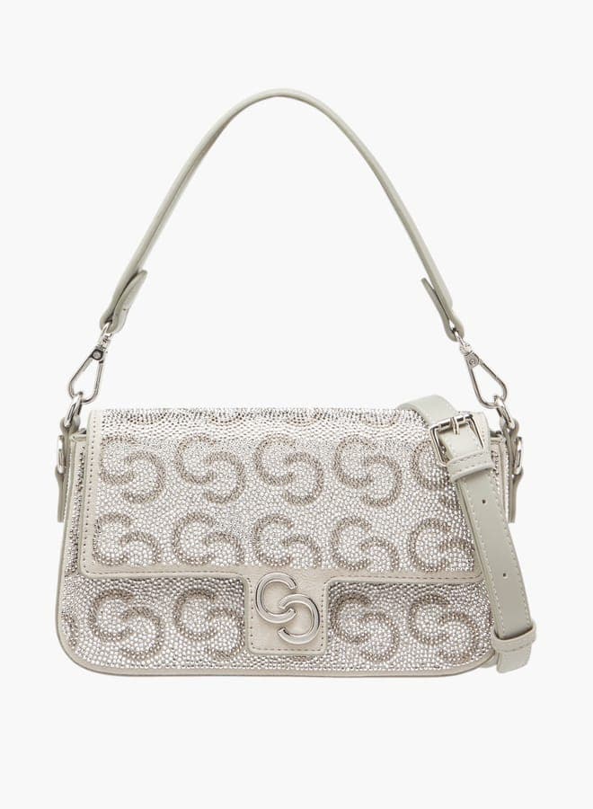 Celeste Embellished Logo Crossbody: Elegance on the Go - Image 1