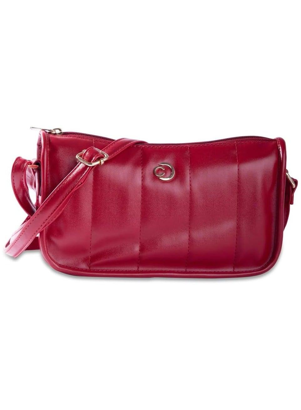 CAPRESE Poppy Bordeaux Chic Small Sling Bag for Women - Image 1