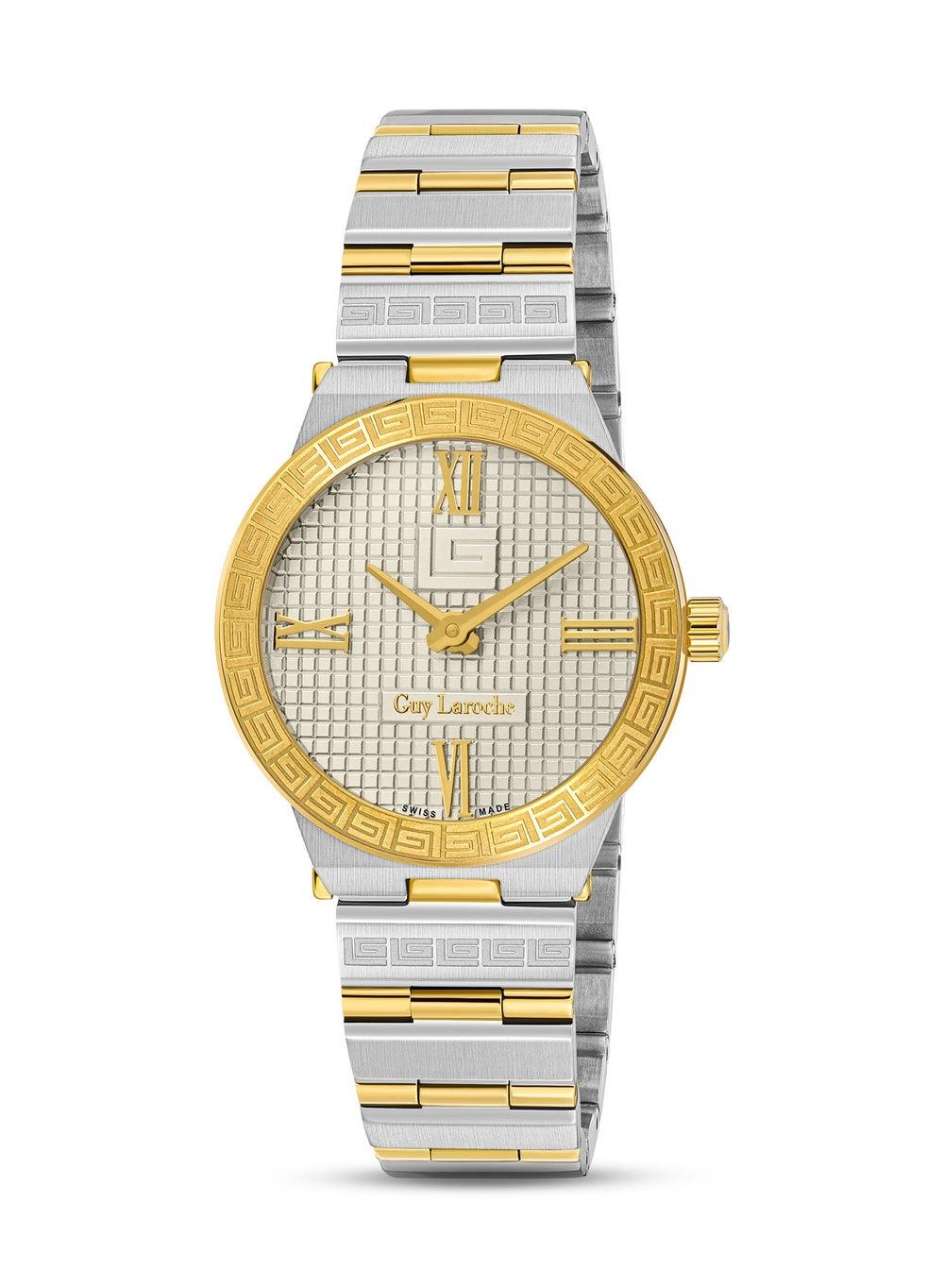 Guy Laroche Sacha 32mm Dual-Tone Women's Watch - 5 ATM - Image 1