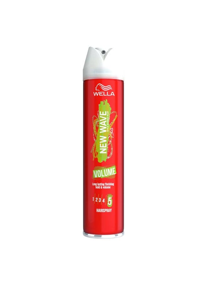 WELLA New Wave Volume Hairspray 250ml | Luxurious Lift - Image 1