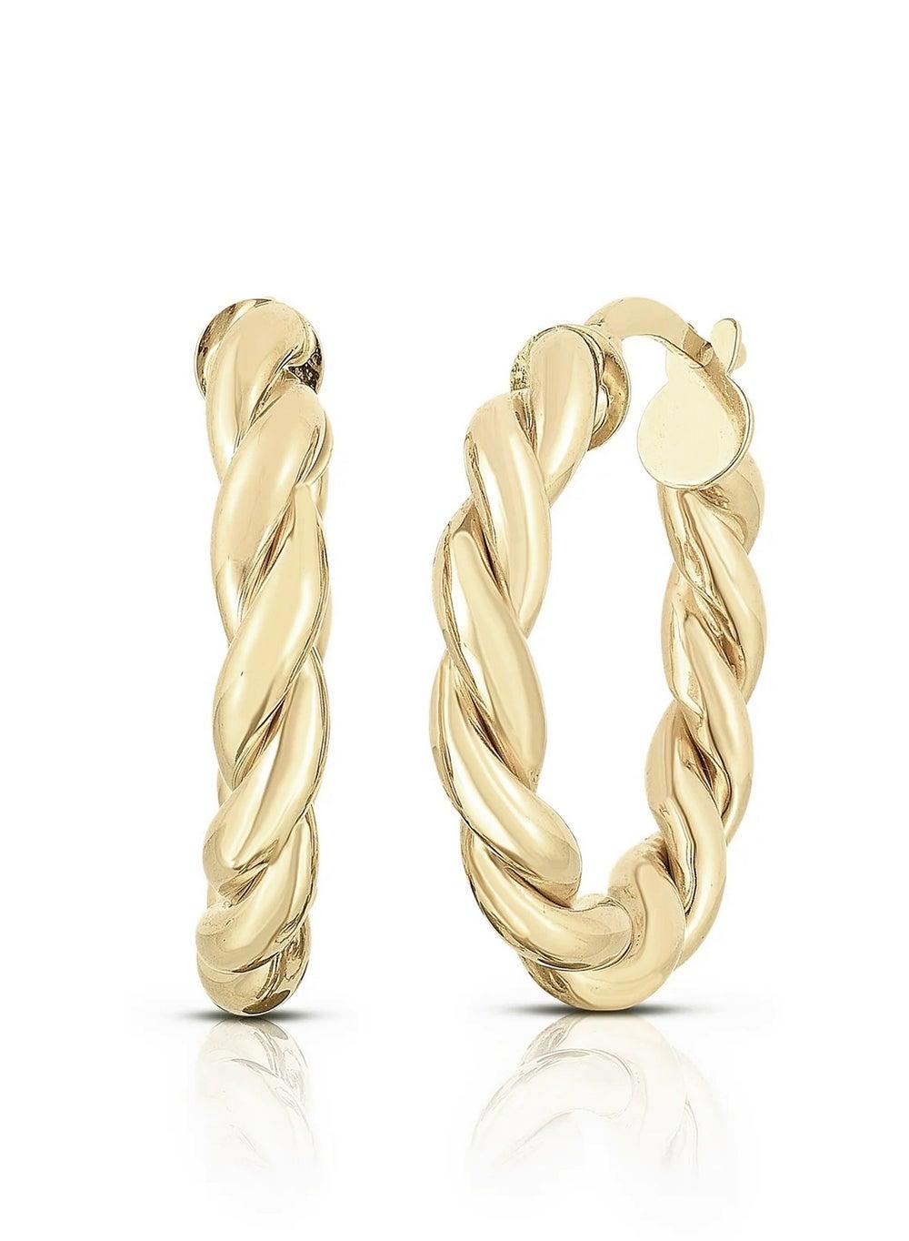 Liu Jo Noir LJ2408 Golden Hoops Elegance Redefined - Image 1