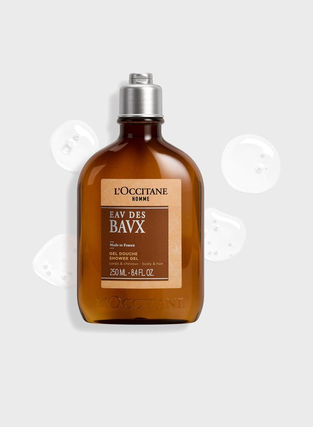 L'Occitane Eau Des Baux 250ml - Spicy Wood Shower Harmony - Image 1