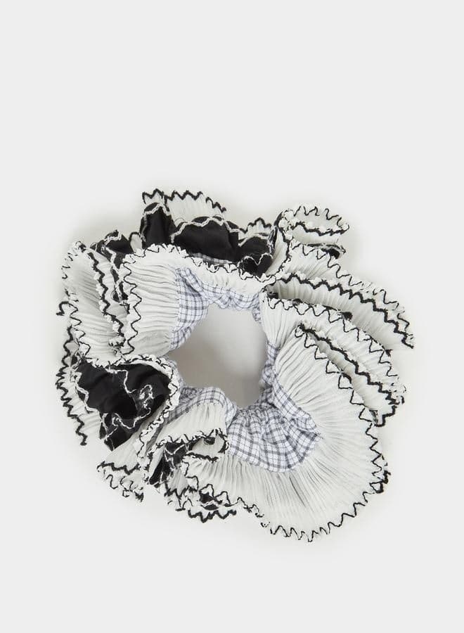 Luxurious Textured Hair Scrunchie - Image 1