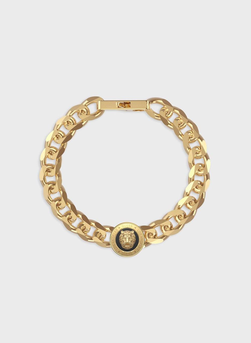 GUESS Lion King Men’s Gold-Tone Bracelet - Image 1