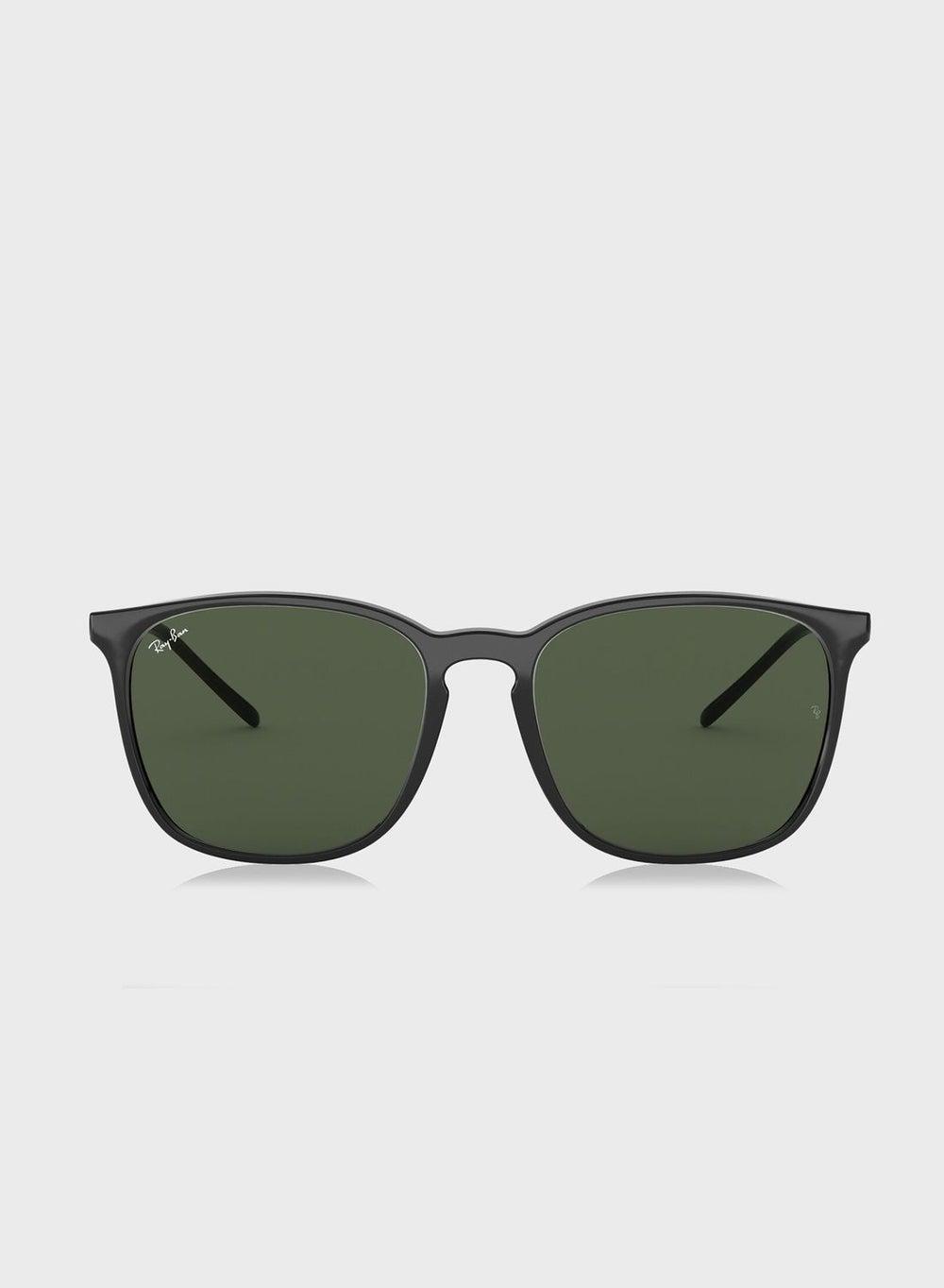 Ray-Ban 0RB4387 Highstreet Fashion-Forward Square Sunglasses - Image 1