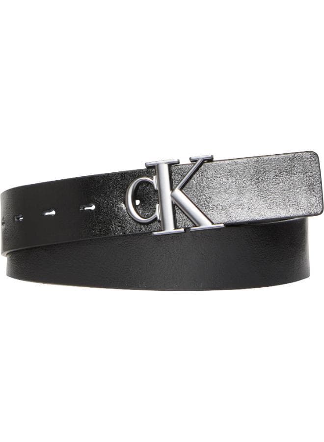 Calvin Klein Jeans Men's Logo-Embossed Leather Belt - Image 1