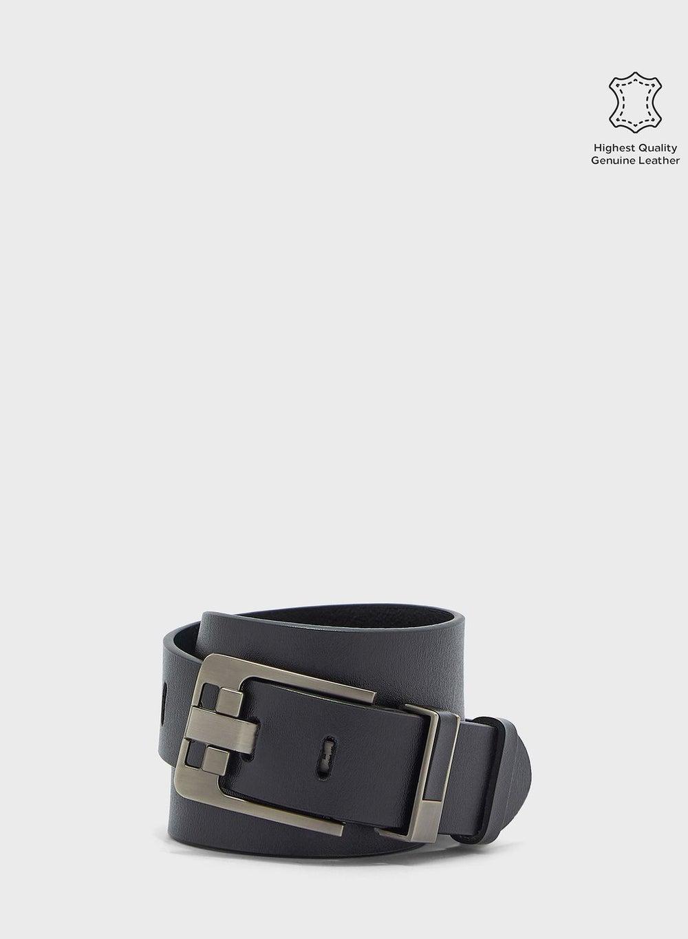 Robert Wood Genuine Leather Men's Casual Belt - Image 1