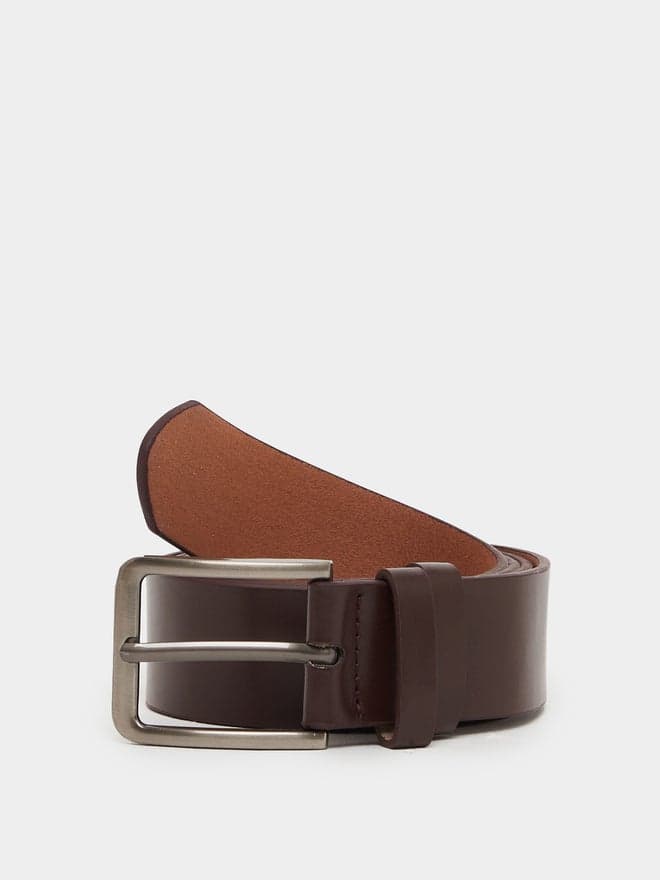 Styli Men’s Elegant Solid Tang Buckle Belt - Image 1