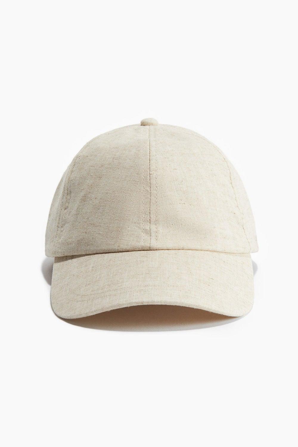 H&M Linen-Blend Elegance Cap - Men's Daily Wear - Image 1