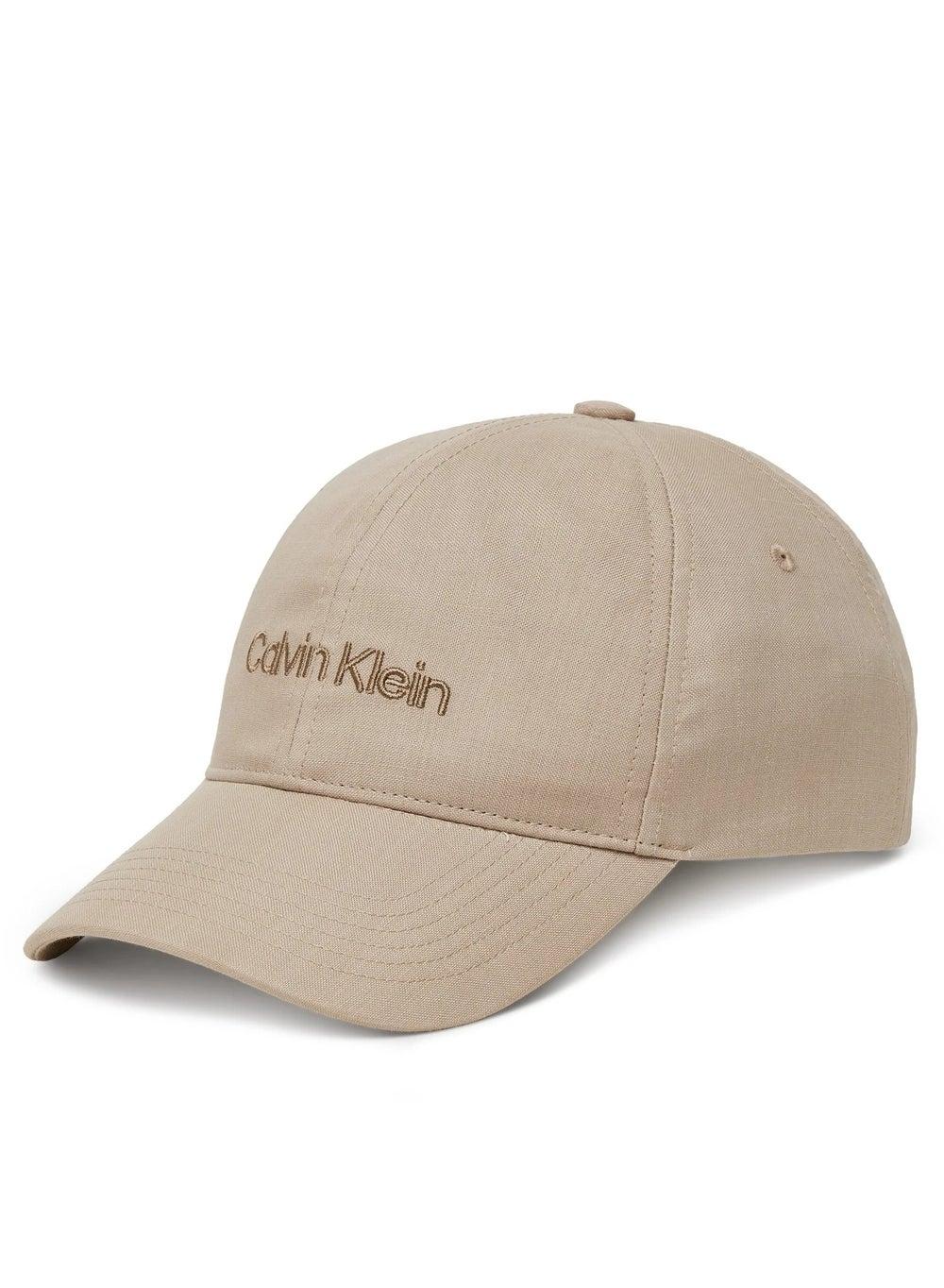 CALVIN KLEIN Curved Peak Logo Cap for Men - Stylish Accessory - Image 1