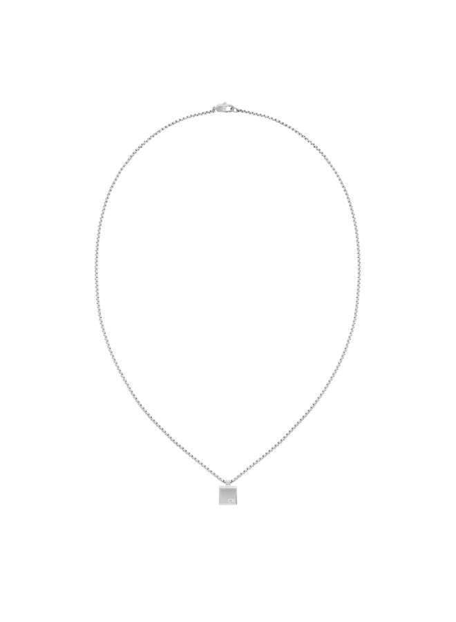 CALVIN KLEIN Minimalistic Squares Necklace for Men - Image 1