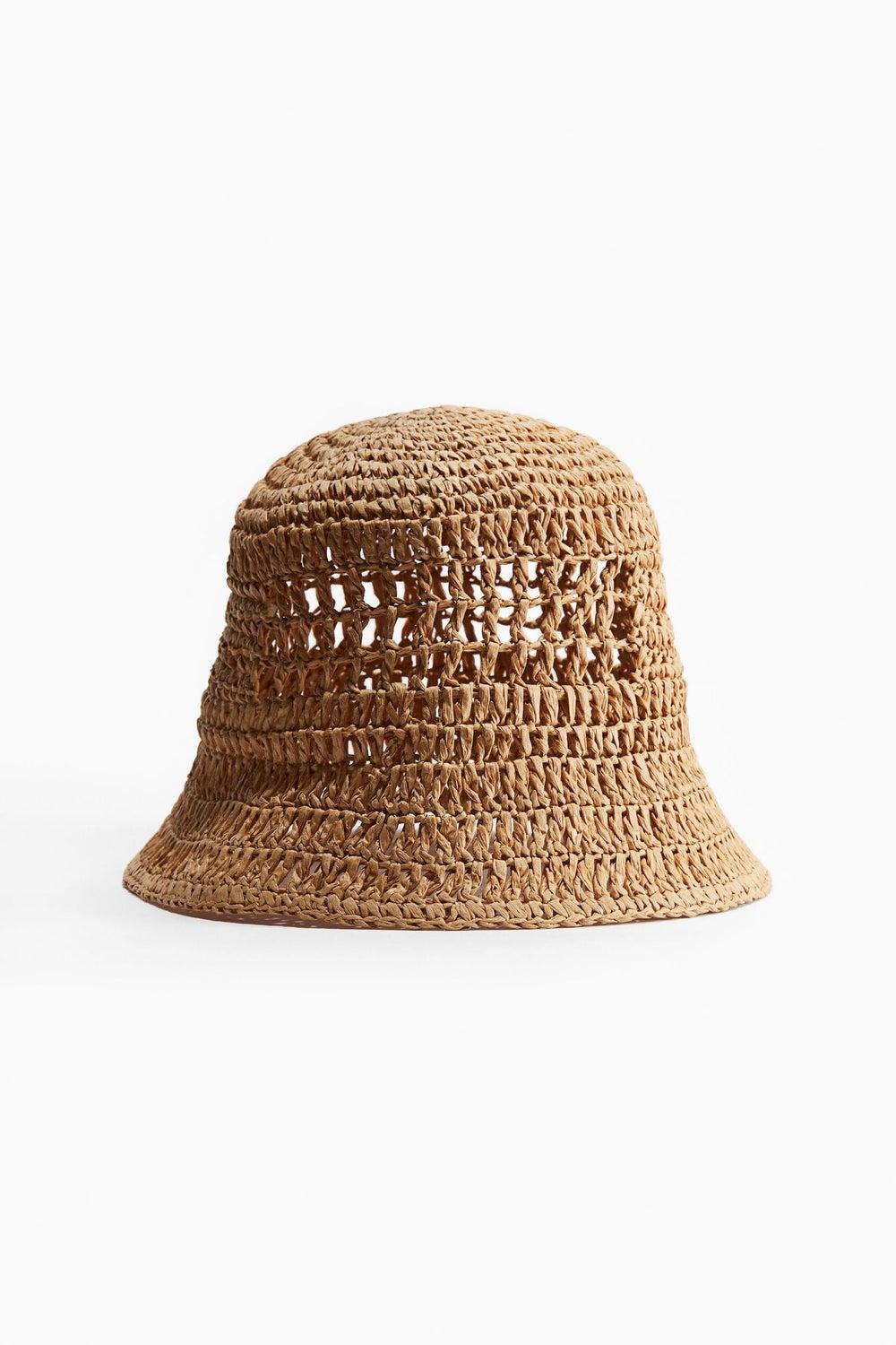 H&M Men’s Straw Bucket Hat: Sun-Ready Elegance - Image 1
