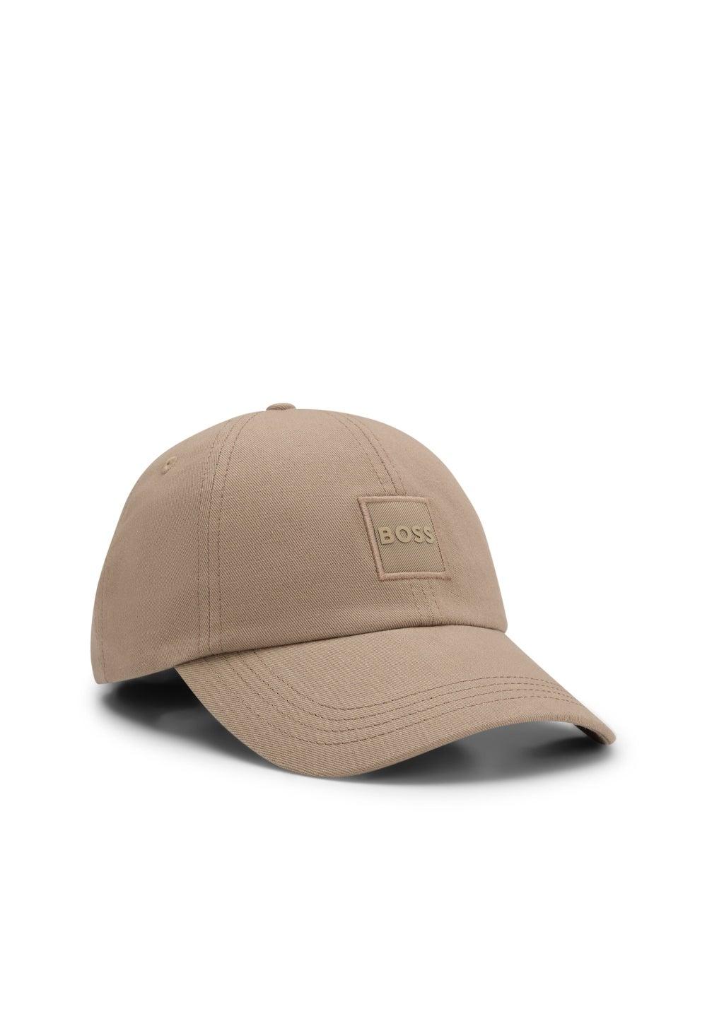 BOSS Men's Cotton-Twill Cap with Elegant Woven Logo - Image 1