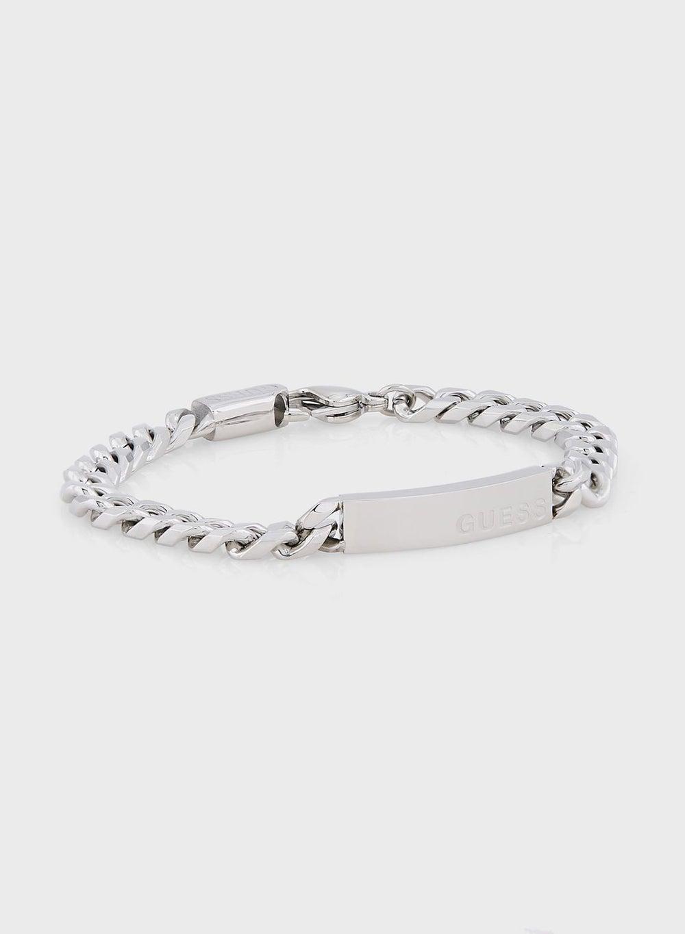 GUESS Men's Polished Stainless Steel Bracelet - Image 1