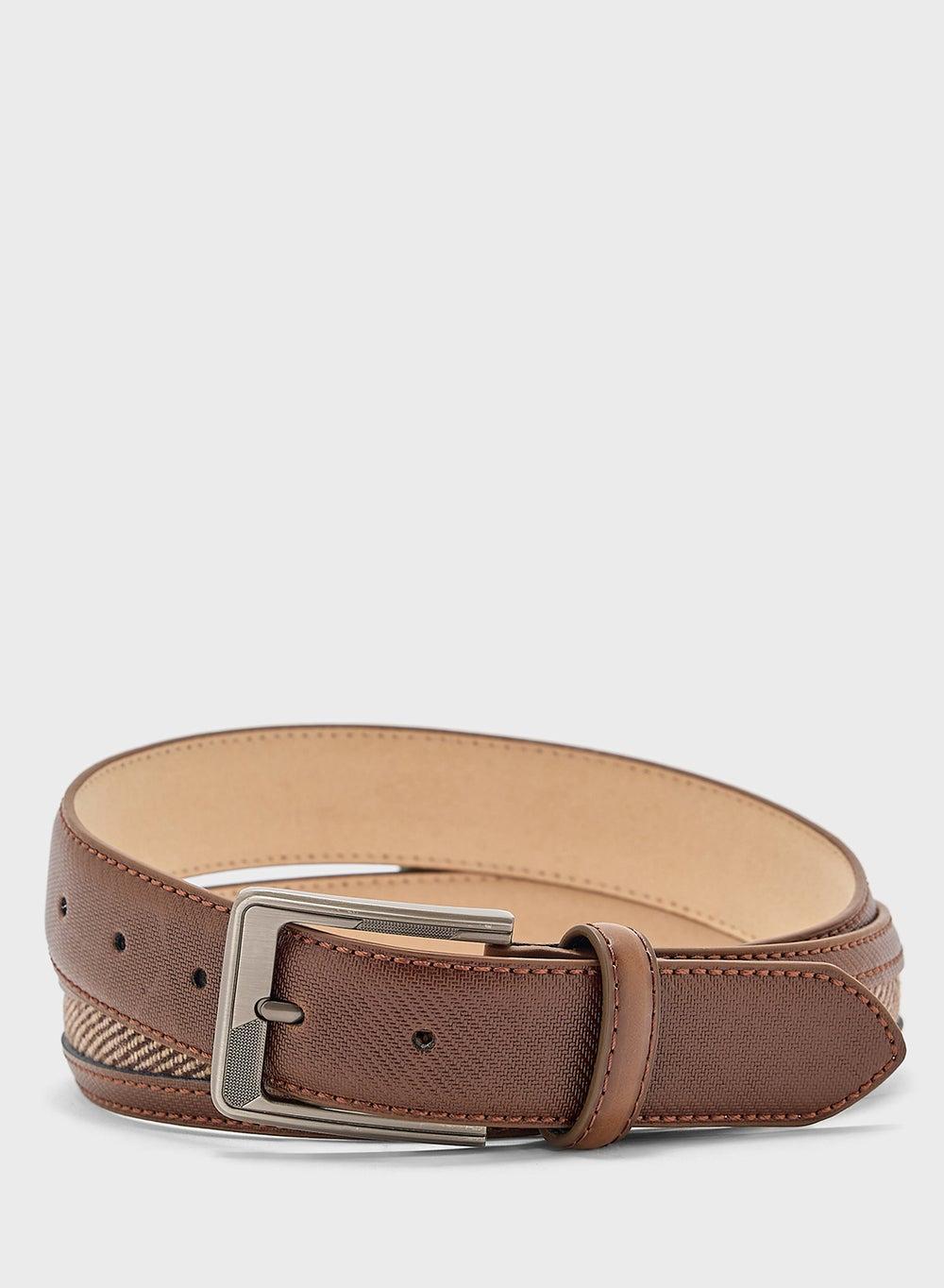 Robert Wood Genuine Leather Men's Casual Belt - Image 1