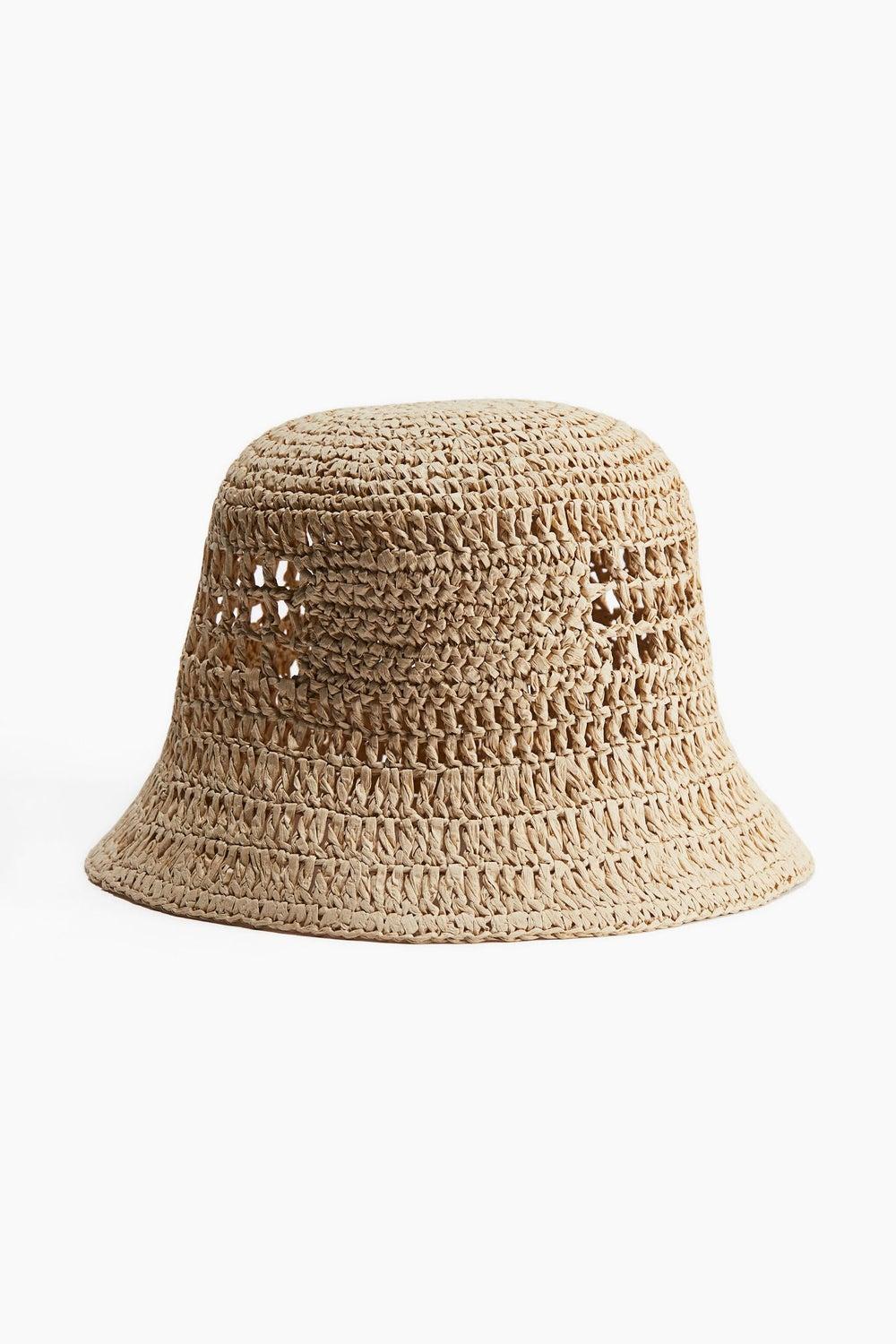 H&M Men's Eco Chic Straw Bucket Hat - Image 1