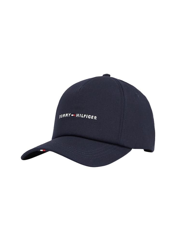 TOMMY HILFIGER Men's Organic Cotton Curved Peak Cap - Image 1