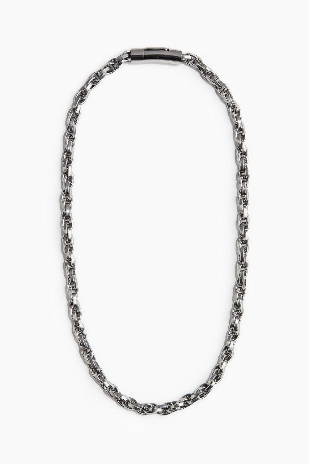 H&M 55 cm Men's Elegant Stainless Steel Chunky Necklace - Image 1
