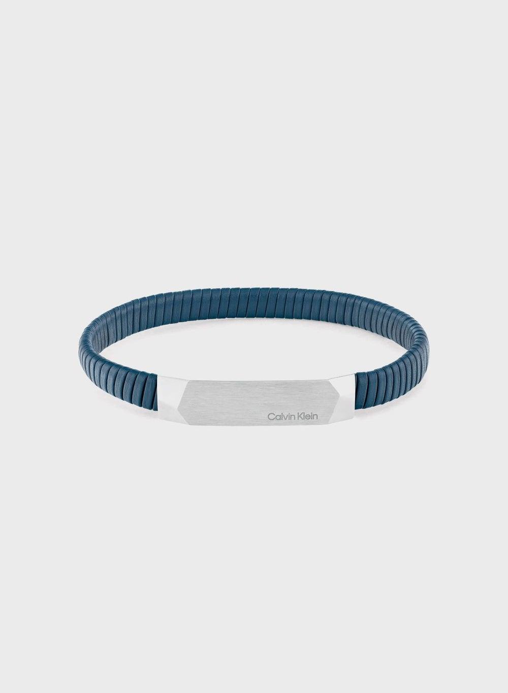 CALVIN KLEIN Magnify Men's Elegant Leather Bracelet - Image 1