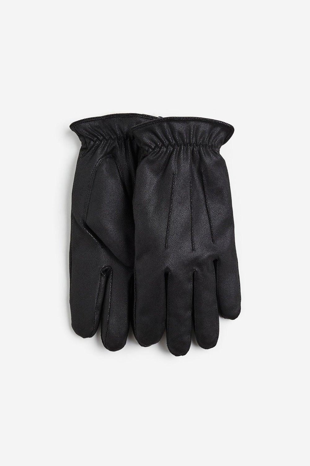 H&M Men's Pile-Lined Touchscreen-Compatible Gloves - Image 1