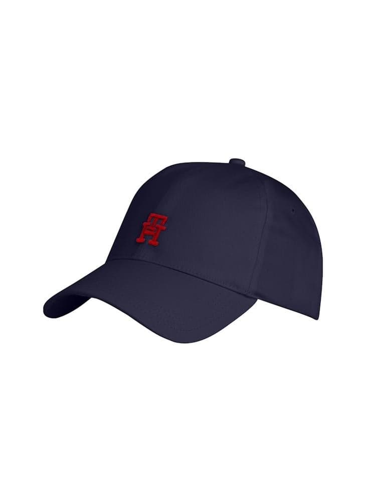 TOMMY HILFIGER Curved Peak Organic Cotton Cap - Image 1