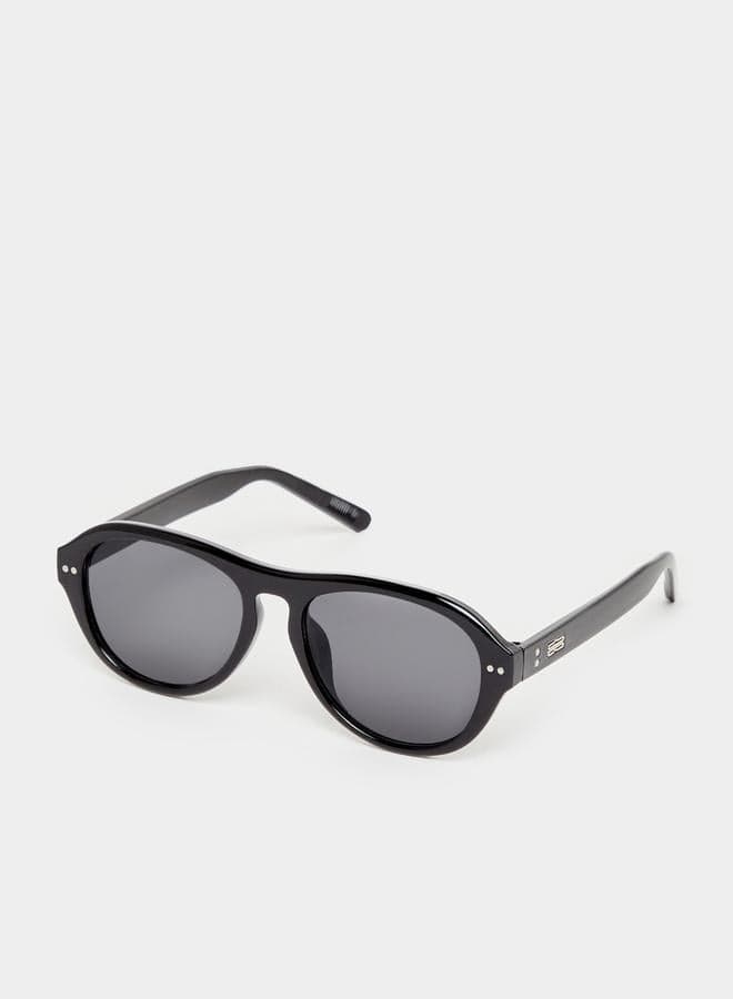 Styli Men's Round Sunglasses with Comfort Nose Pads - Image 1