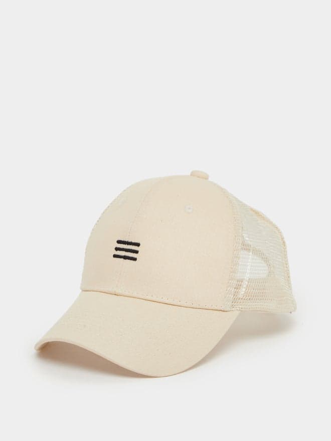 Styli Contrast Embroidered Cap - Sleek Style for Men - Image 1