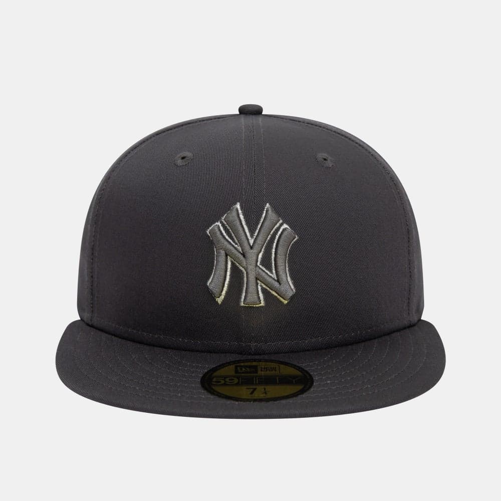 New ERA Men's NY Yankees Metallic Outline 59FIFTY Cap - Image 1