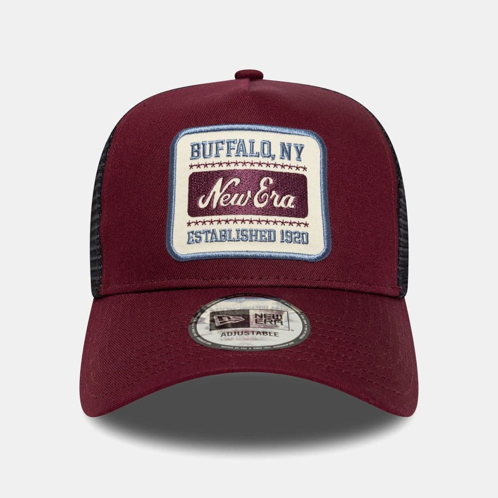New Era Men's Patch Trucker Cap - Breathable Mesh Style - Image 1