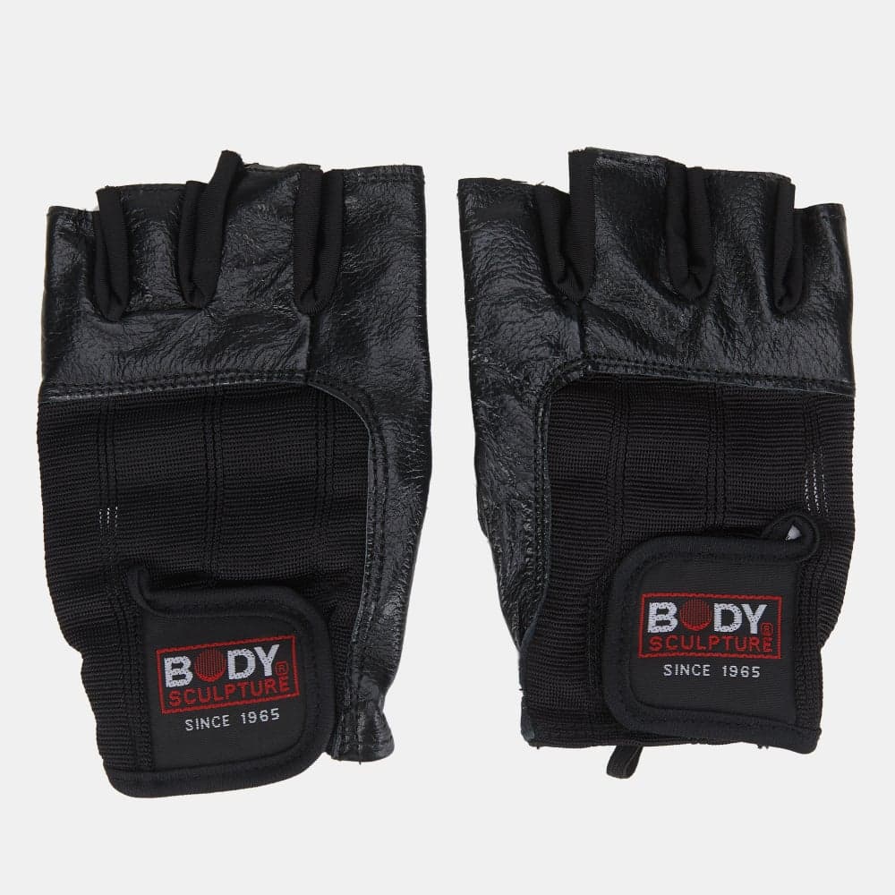 BODY SCULPTURE Leather Velcro Training Gloves - Medium - Image 1