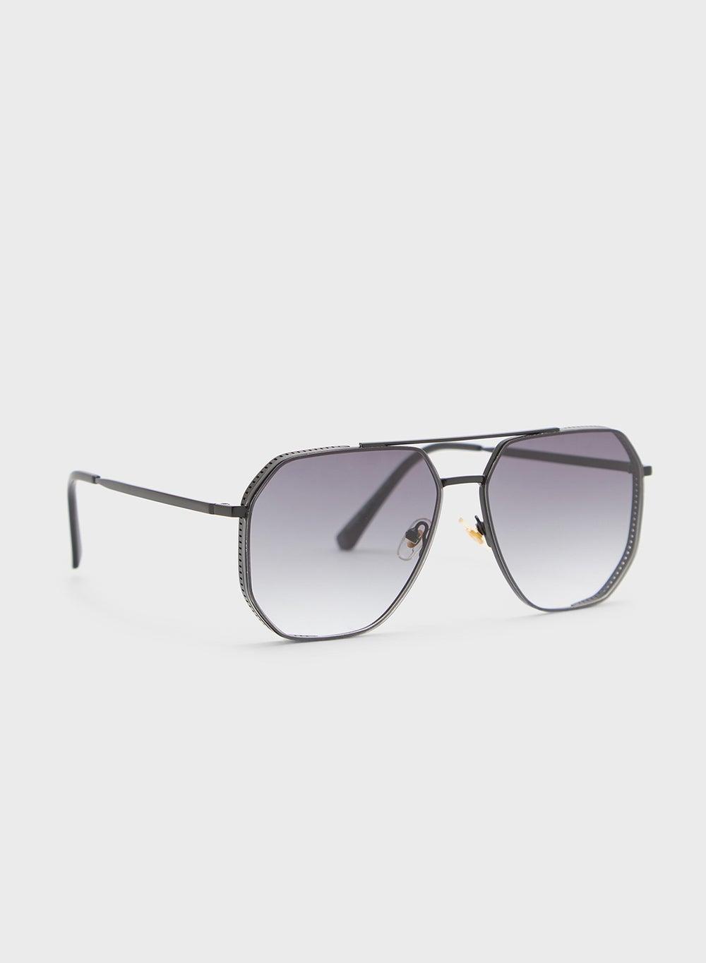 Seventy Five Angular Aviator Sunglasses - Casual Elegance for Men - Image 1