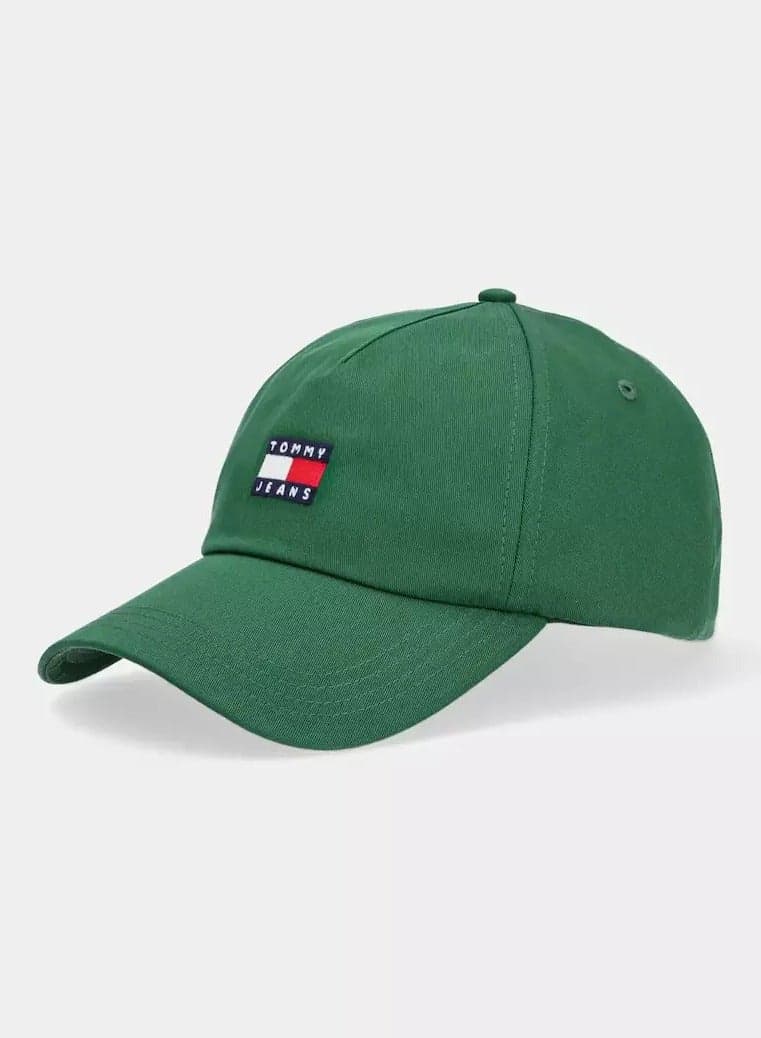 TOMMY JEANS Heritage Curved Peak Cotton Cap - Image 1