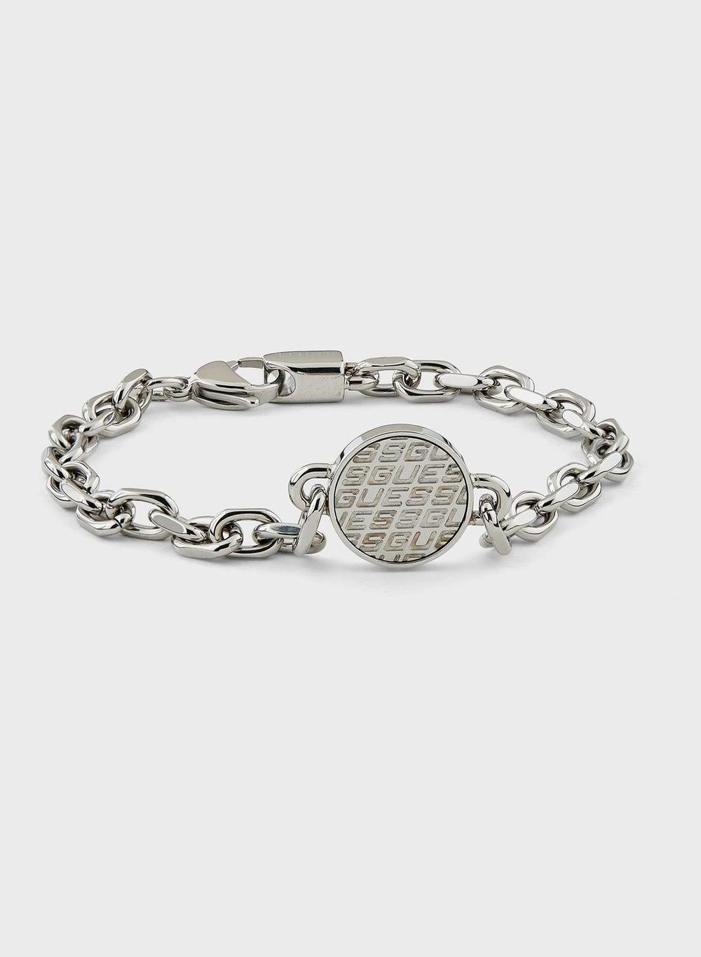 GUESS Men's Stainless Steel Pattern Bracelet - Image 1