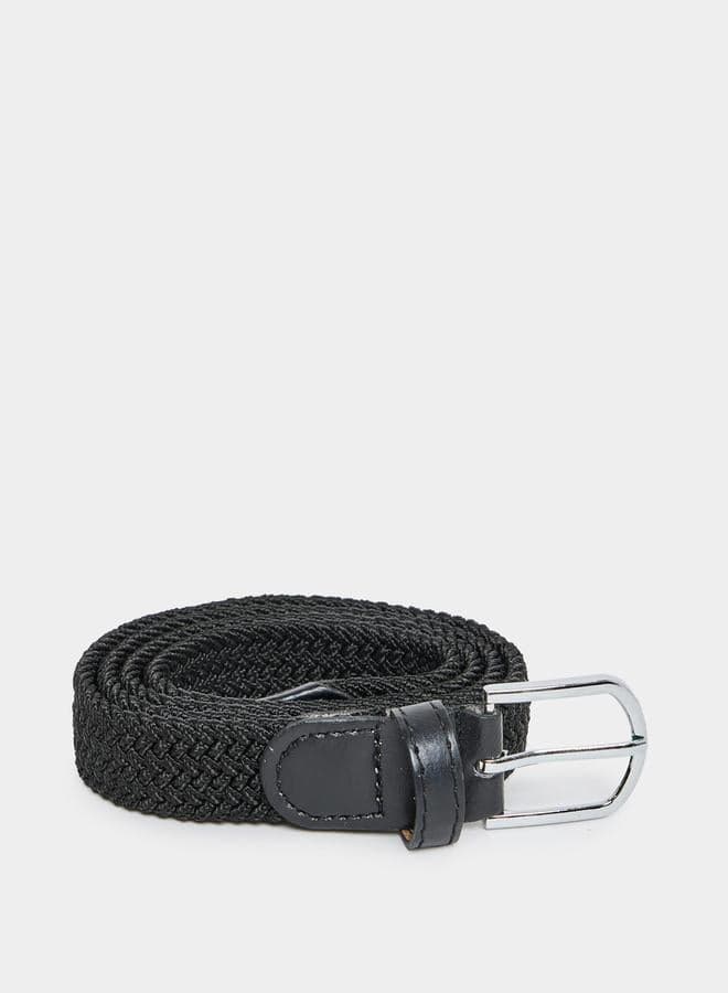 Styli Men's Textured Belt with Sleek Pin Buckle - Image 1