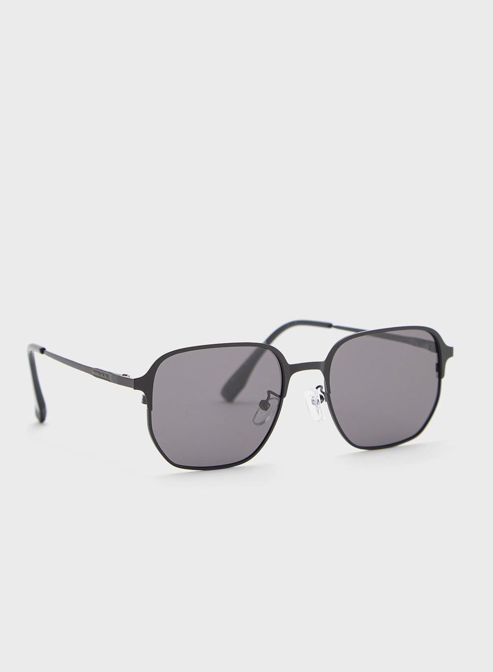 Robert Wood Men's Polarized Square Aviator Sunglasses - Image 1