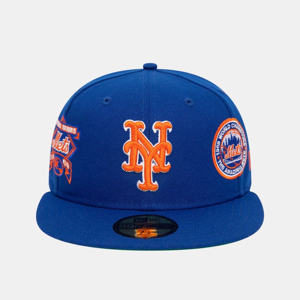 NY Mets Cooperstown 59FIFTY Cap - Embroidered Heritage - Image 1