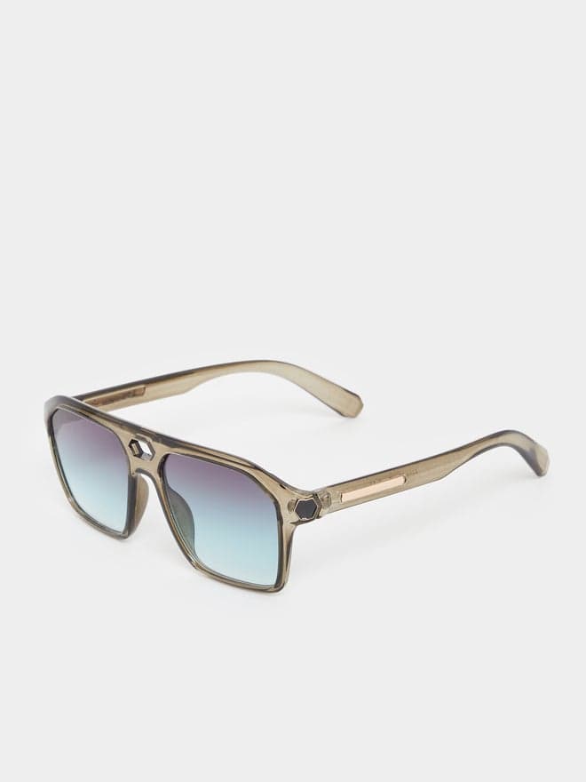 Styli Men's Double Bridge Tinted Sunglasses - Image 1
