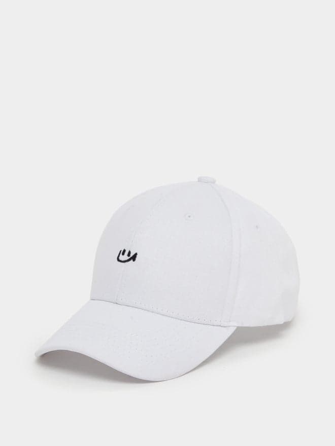 Styli Embroidered Smile Men's Baseball Cap - Image 1
