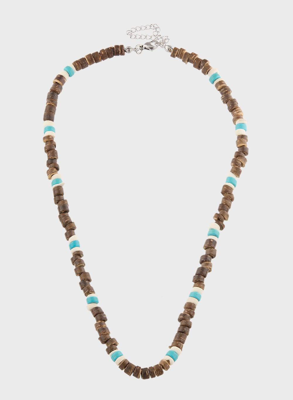 Seventy Five Beaded Elegance: Sophisticated Men's Necklace - Image 1