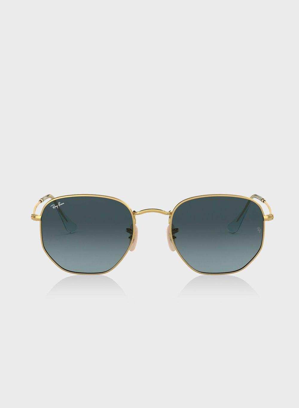 Ray-Ban 0RB3548N Hexagonal Metal Sunglasses - Elegance Redefined - Image 1