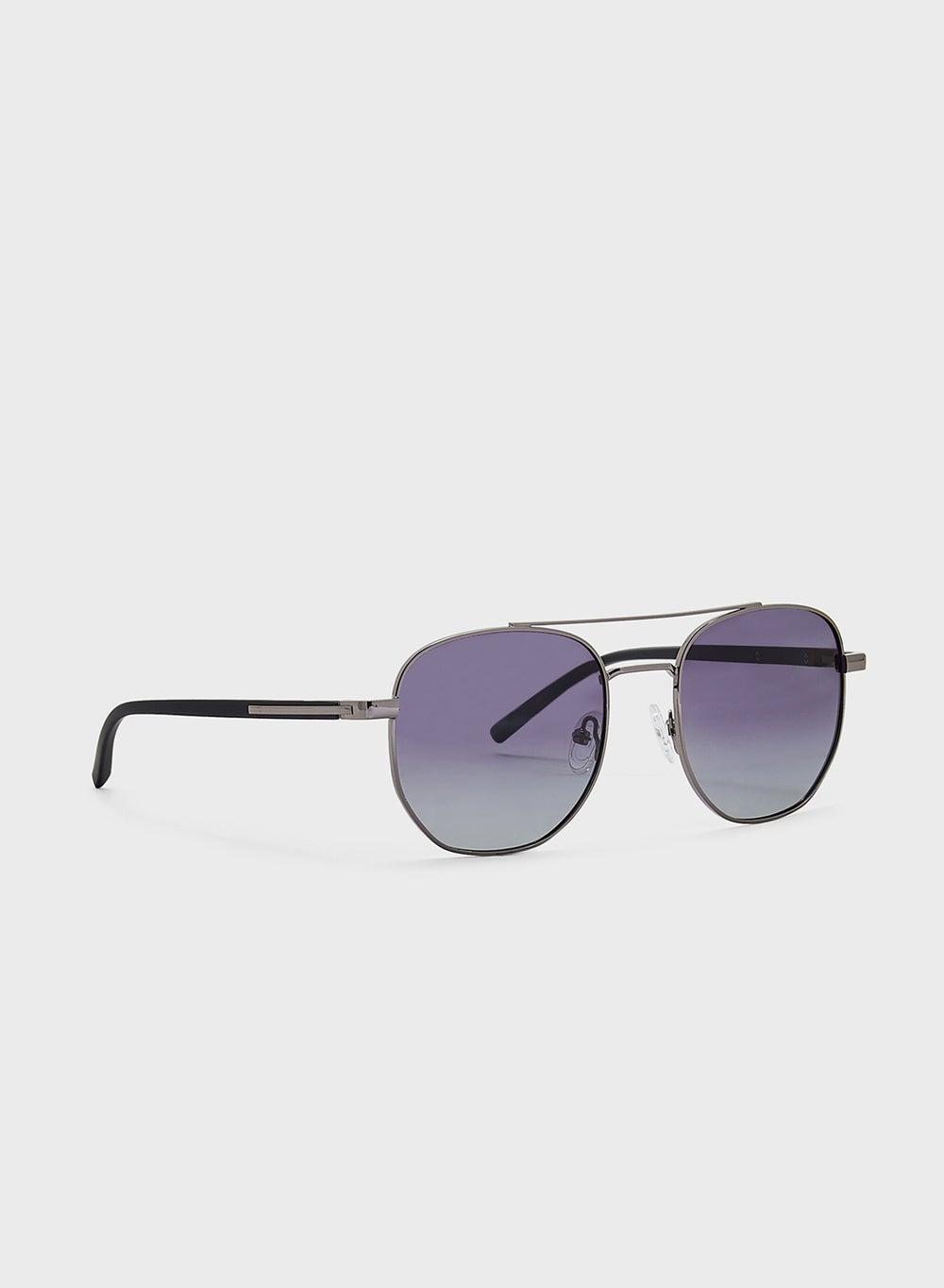 Robert Wood Square Aviator Gradient Polarized Sunglasses - Image 1