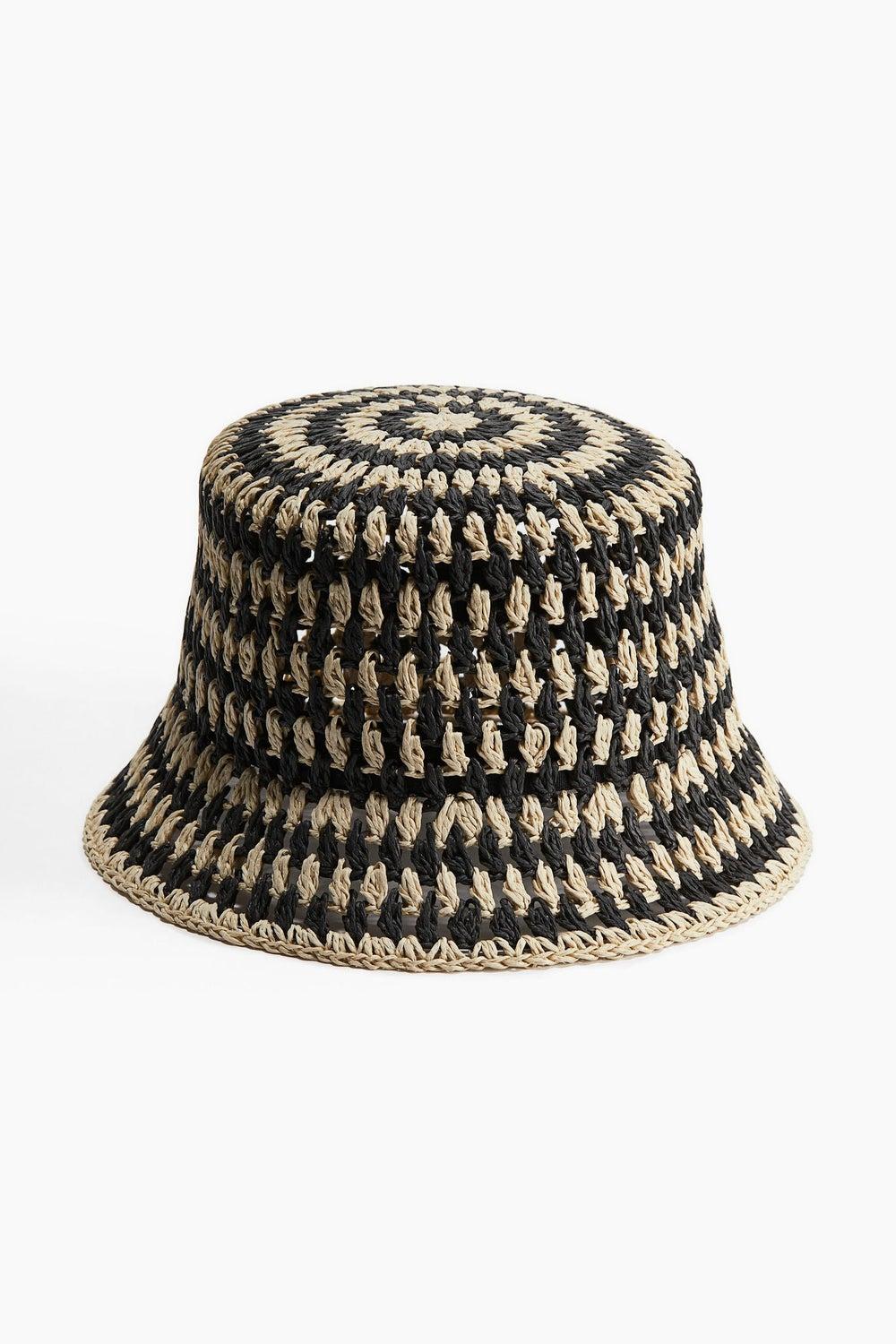 H&M Straw Bucket Hat for Men: Timeless Summer Elegance - Image 1