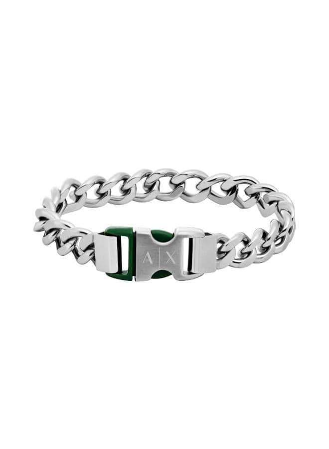 Armani Exchange AXG0154040 Men's Nylon Chain Bracelet - Image 1